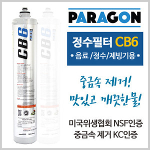 파라곤필터 CB6 (제빙기/정수/음료)-파라곤정품필터/파라곤/정수필터
